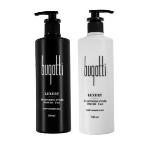 BUGATTİ SHAMPOOING ET-GEL DOUCHE 2 in 1 DISPENSER 300ML.